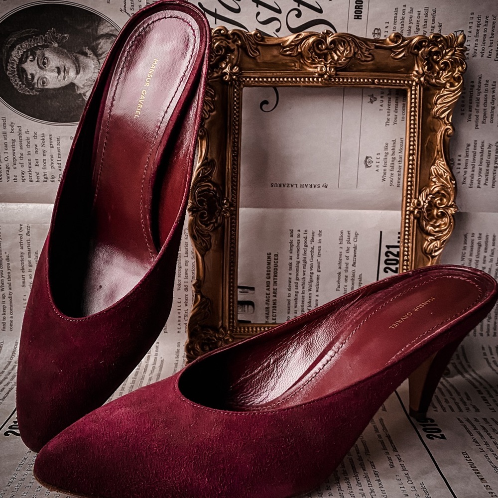 Mansur Gavriel Suede Mules